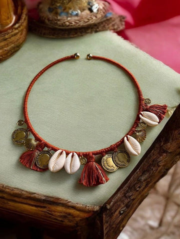 Diwani Fabric Coin Hasli