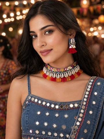 Tanisha Necklace + Earrings Set