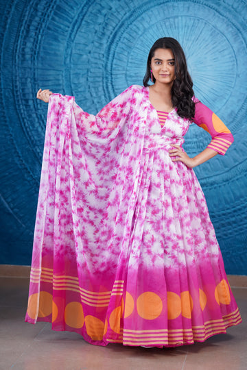 Kiran Chanderi Maxi Dress